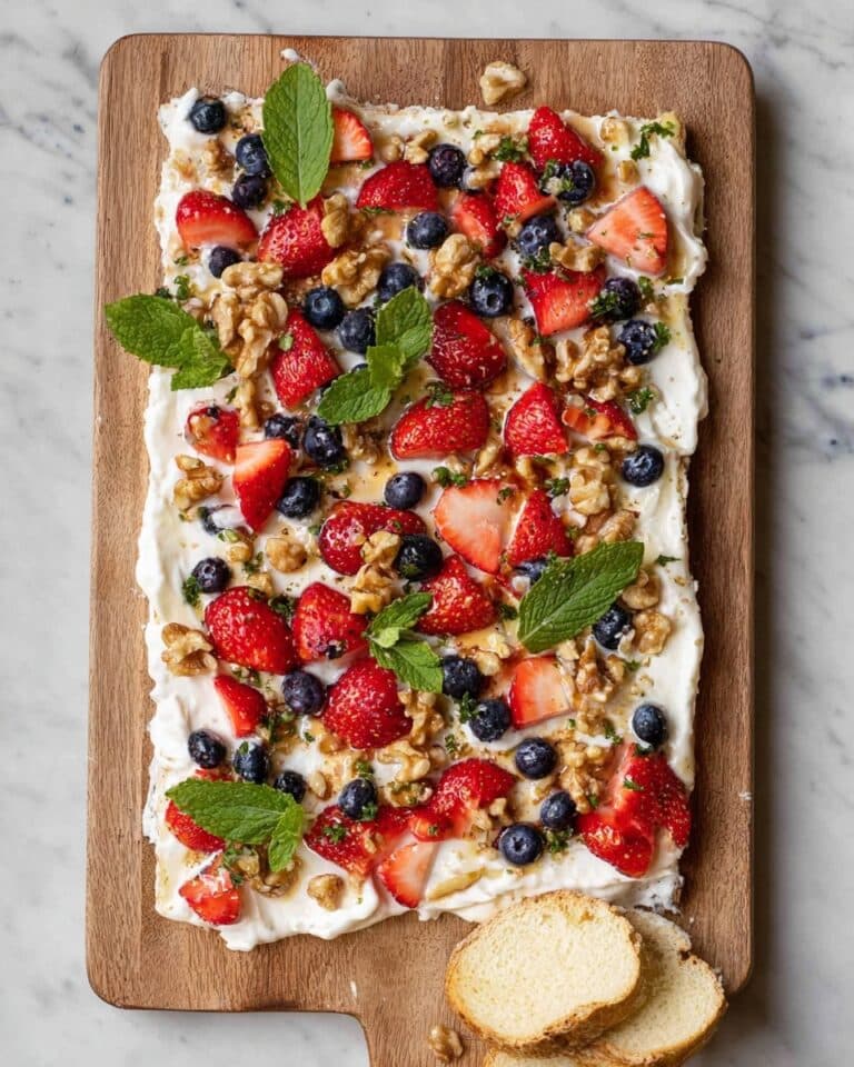 Butter Board with Berries, Walnuts, and Honey Recipe