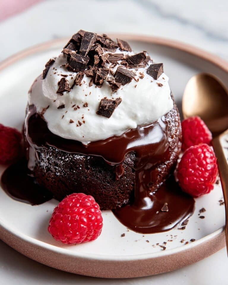 Chocolate Tahini Lava Cakes Recipe