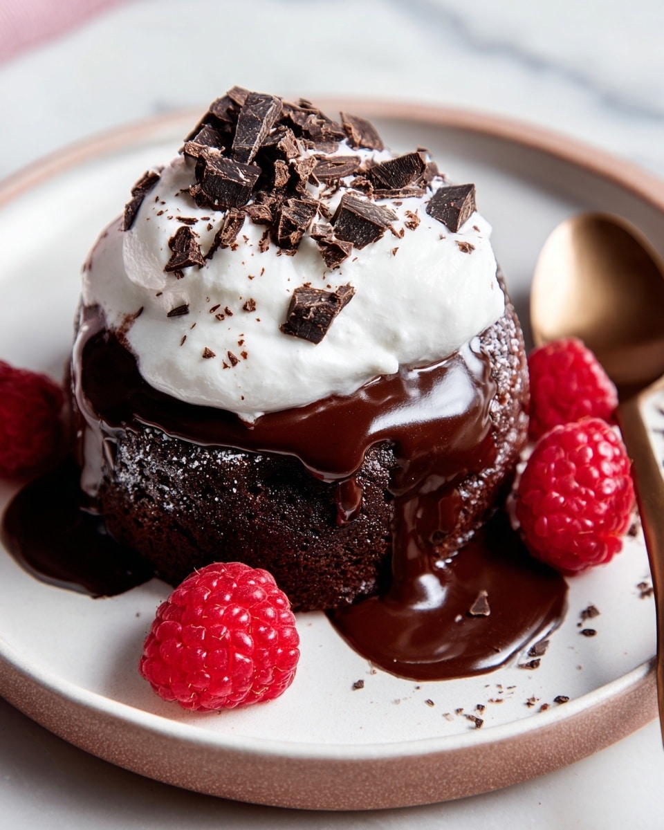 Chocolate Tahini Lava Cakes Recipe