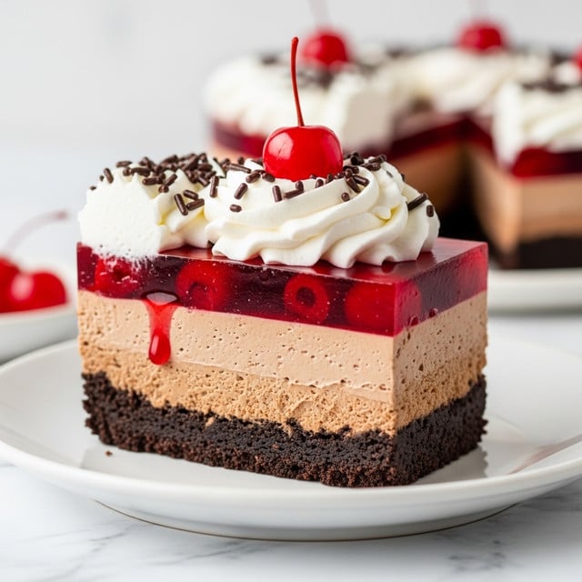 No-Bake Chocolate Cherry Lush Recipe