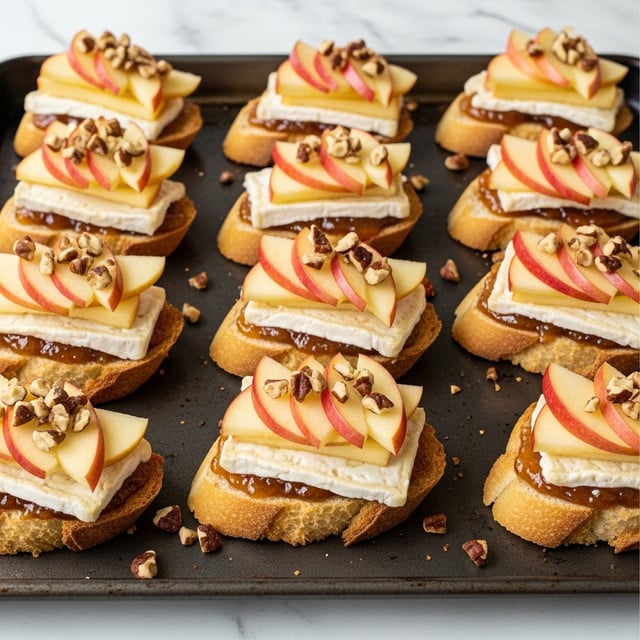 Brie, Apple, and Honey Crostini Recipe
