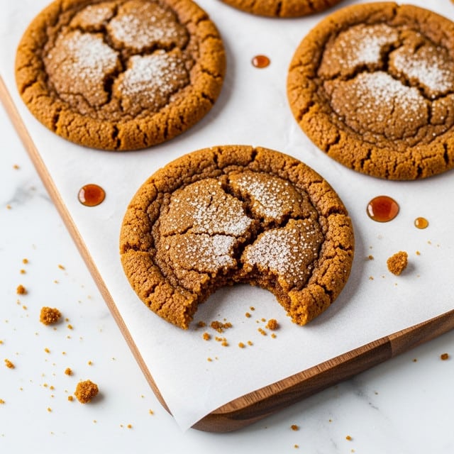 Chewy Pumpkin Spice Molasses Cookies Recipe