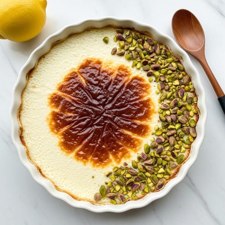 Baked Milk Pudding with Lemon Zest and Vanilla Recipe