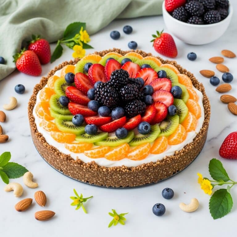 No-Bake Greek Yogurt Fruit Tart Recipe