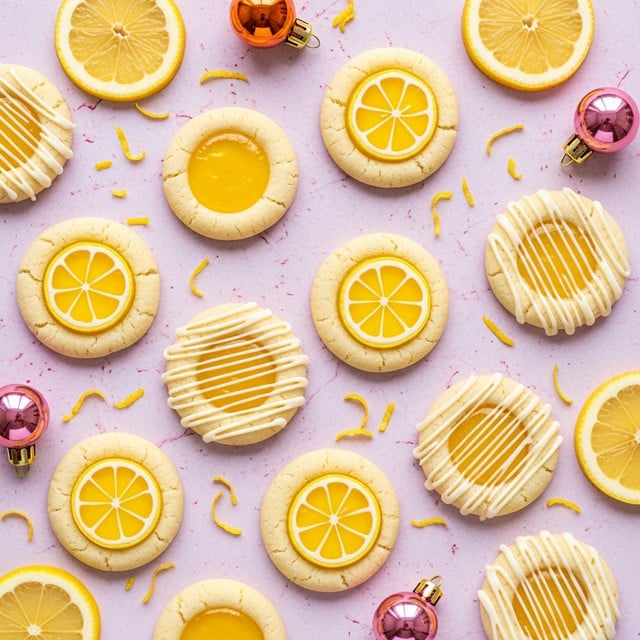 Double Lemon Thumbprints Recipe