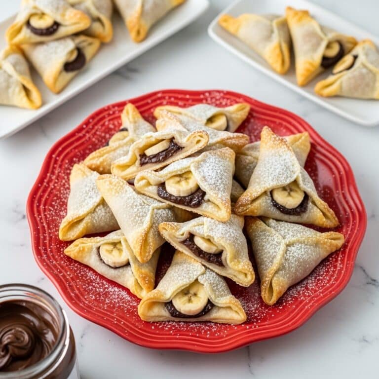 Banana Nutella Wontons Recipe