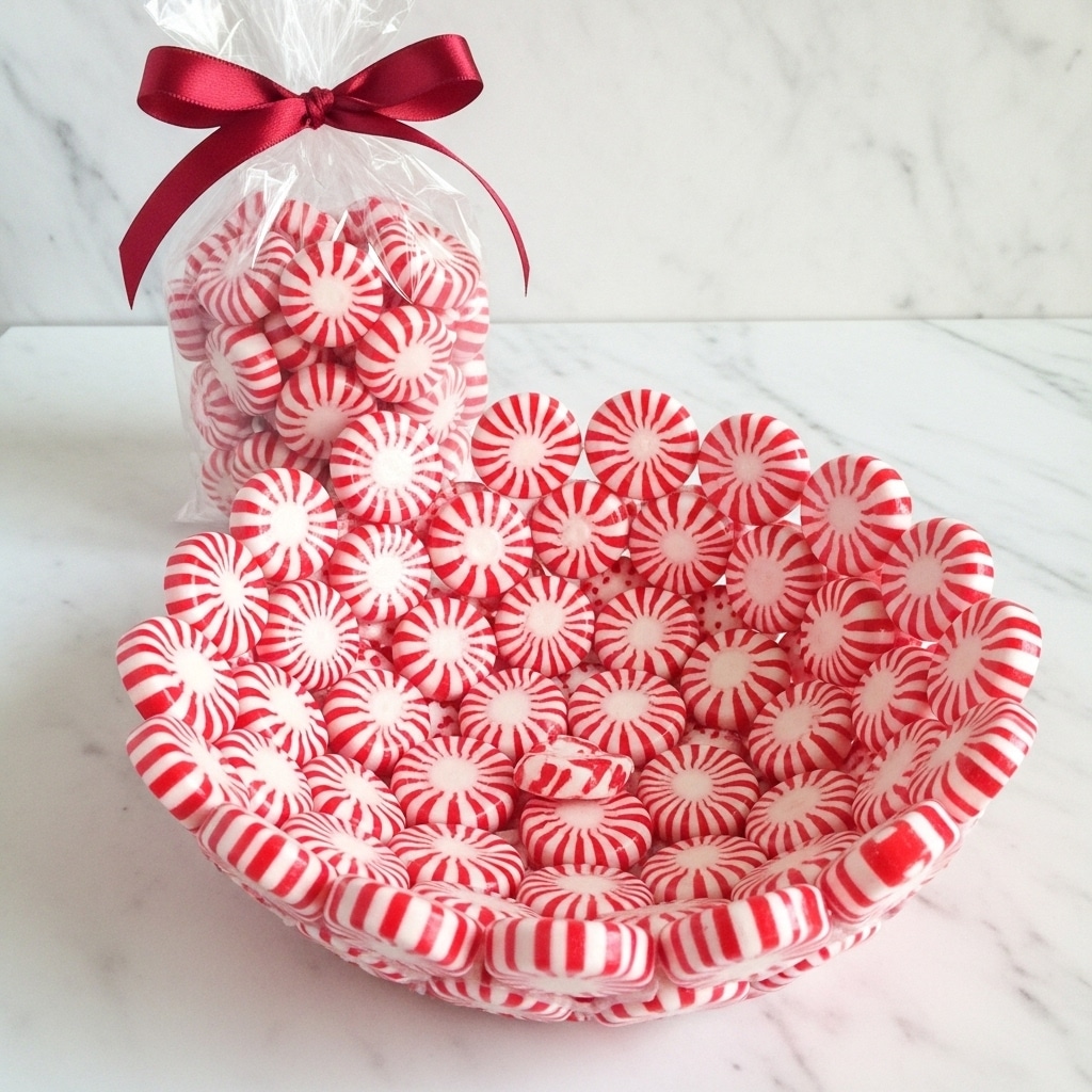DIY Peppermint Candy Bowls Recipe