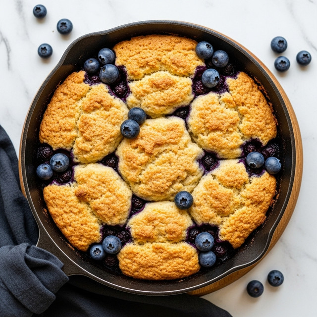 Blueberry Cinnamon Crunch Cathead Biscuits Recipe