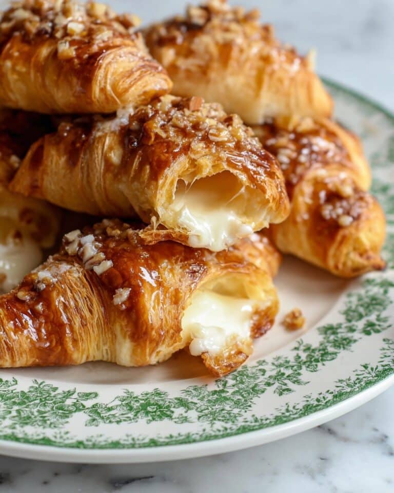 Fig Brie Stuffed Croissants Recipe