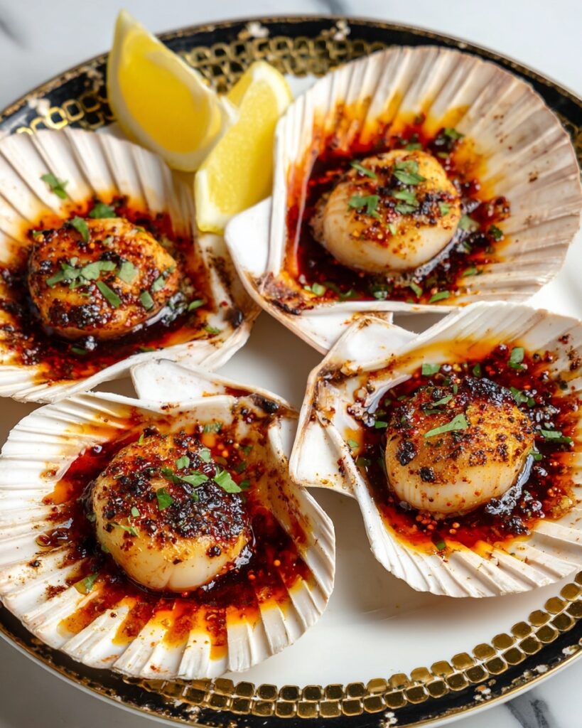 Spicy Honey Butter Scallops Recipe