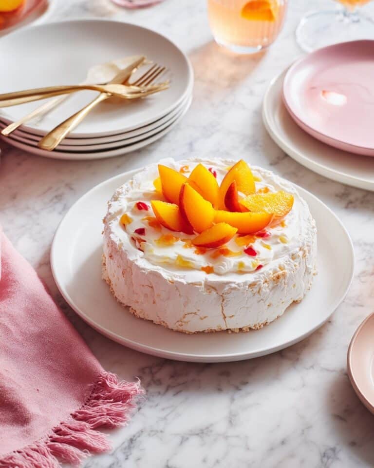 Peach Chiffon Pie Recipe
