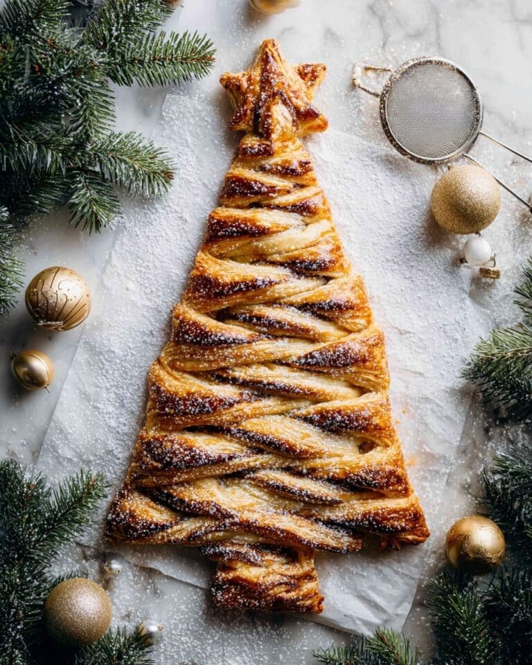 Chocolate Puff Pastry Christmas Tree Recipe