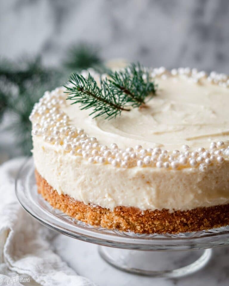 White Christmas Truffle Cake Recipe