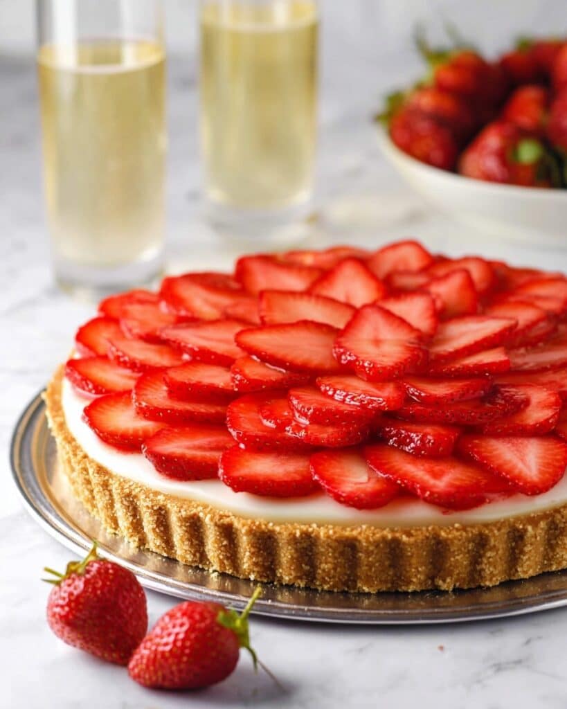 Strawberry Champagne Tart Recipe