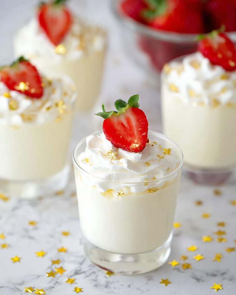 Champagne Mousse with Fresh Strawberries Recipe
