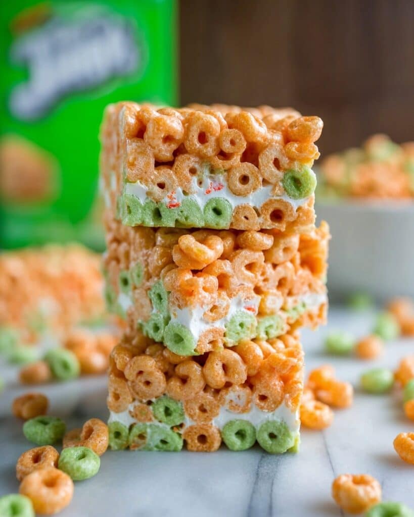 Gooey Apple Jack Cereal Bars Recipe