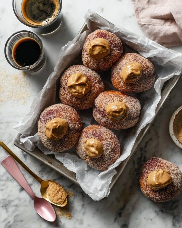 Dirty Chai Cream Filled Doughnuts Recipe