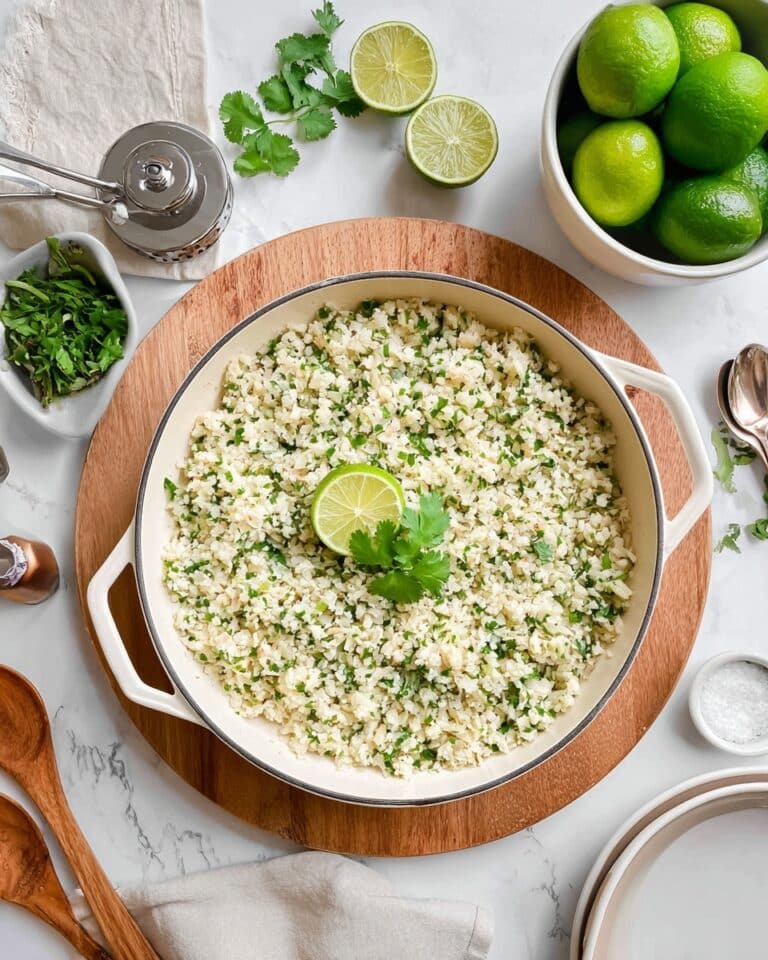 Cilantro Lime Cauliflower Rice Recipe