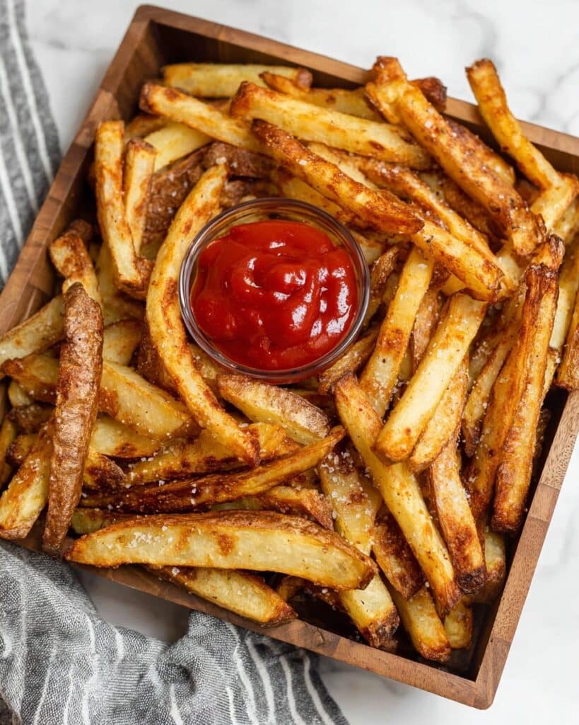 Baked Parmesan Potato Wedges Recipe