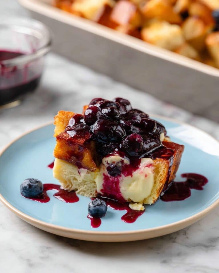 Overnight Blueberry French Toast Recipe