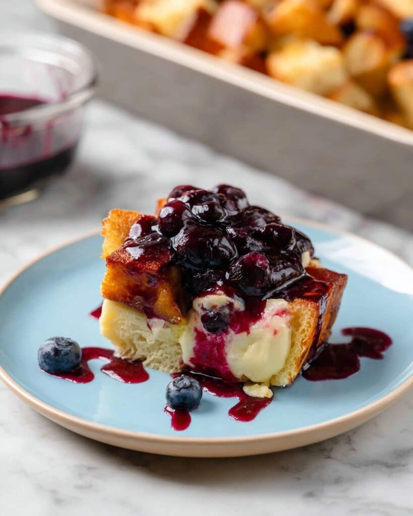 Overnight Blueberry French Toast Recipe