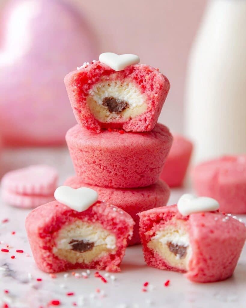 Valentine’s Day Cookie Cups with Hershey’s Hugs Recipe