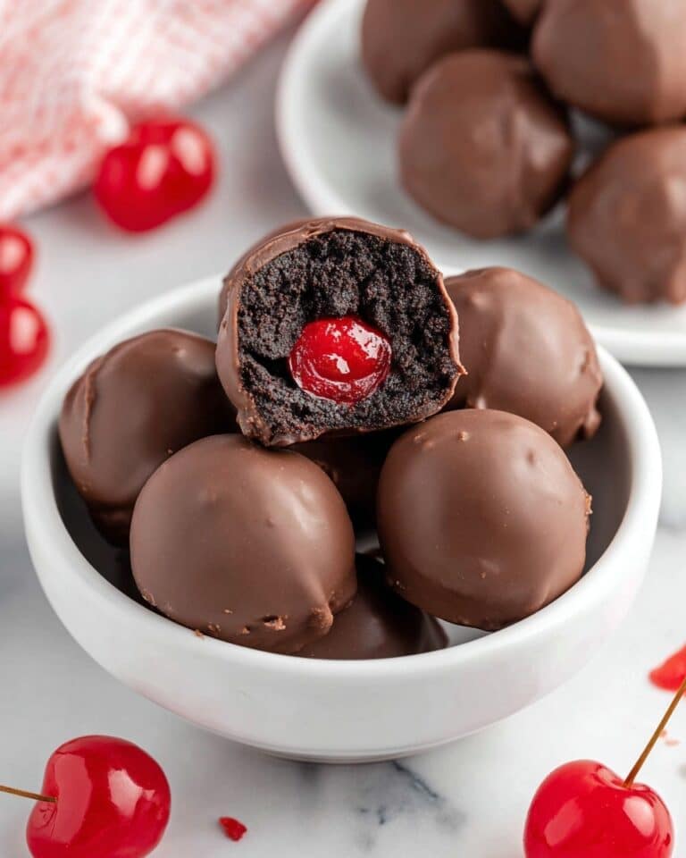 Chocolate Covered Cherry Brownie Bombs Recipe