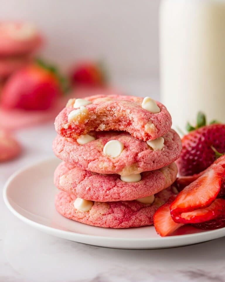 Strawberry Cake Mix Cookies Recipe