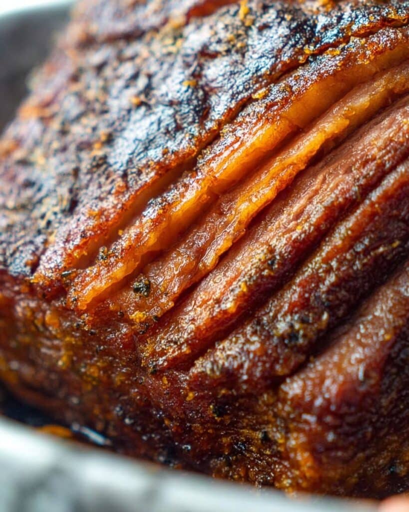 Crockpot Honey Glazed Spiral Ham Recipe