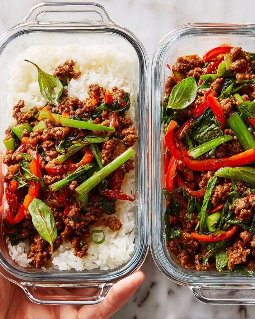 Thai-Inspired Basil Beef Bowls Recipe