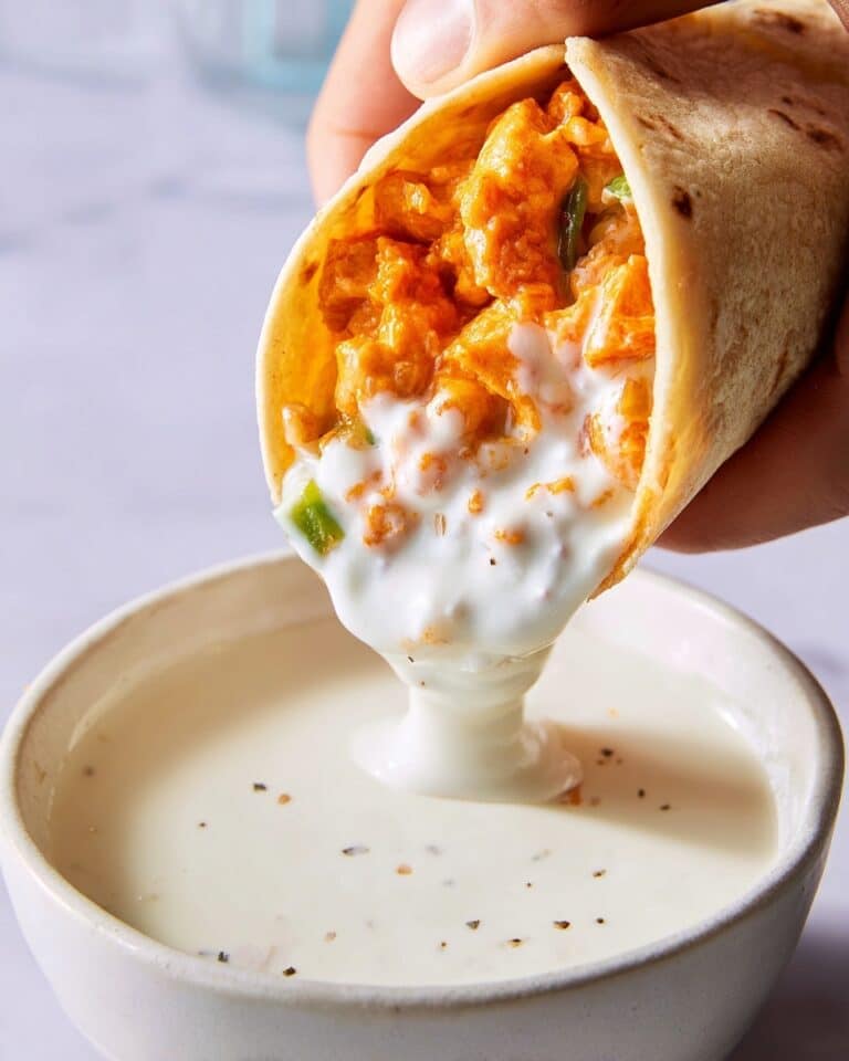 Buffalo Ranch Chickpea Wraps Recipe