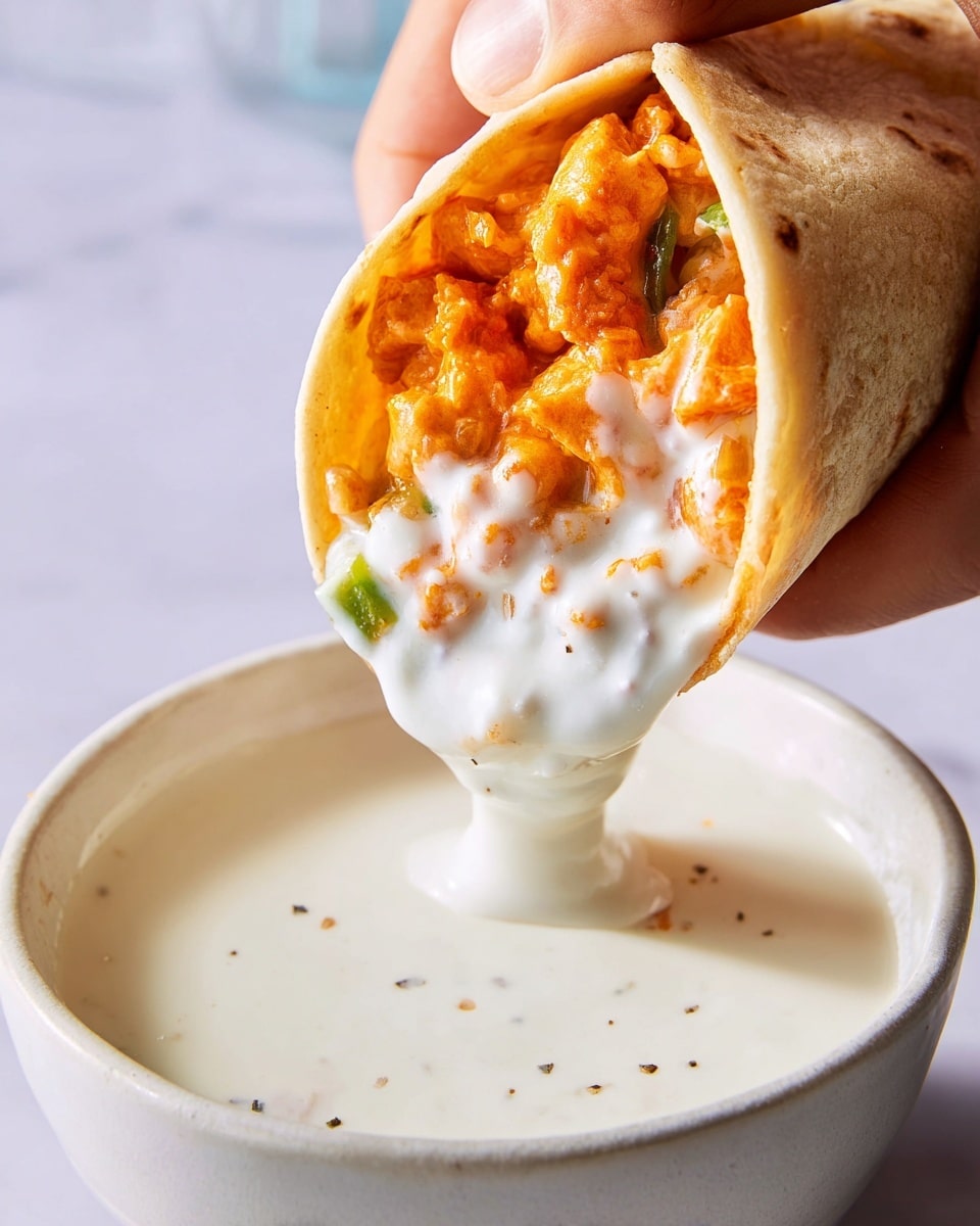 Buffalo Ranch Chickpea Wraps Recipe
