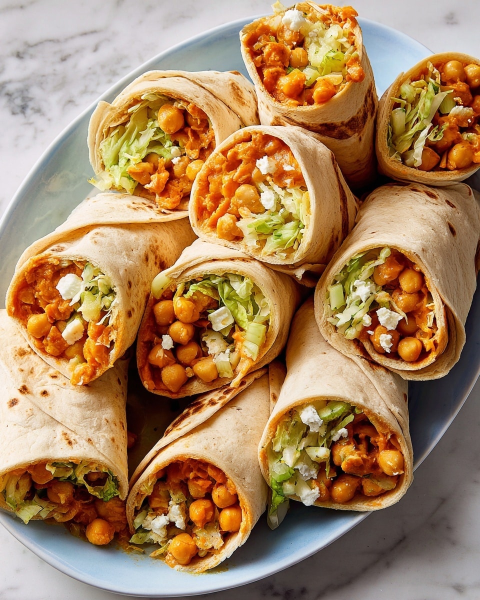 A close-up image shows a wrap being dipped into a bowl of white sauce. The wrap has three clear layers inside: the outer layer is a light brown tortilla, the middle layer shows small, orange-colored pieces with a shiny texture, and there are small green bits mixed among them. The wrap is held by a woman's hand on the right side, with a plain white marbled surface in the blurred background. The bowl holding the sauce is white and round with smooth edges, and the white sauce has a creamy texture with small dark specks. The sauce covers the bottom half of the wrap, dripping slightly. photo taken with an iphone --ar 4:5 --v 7