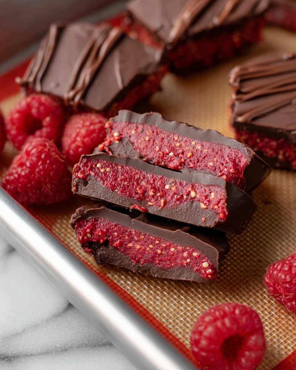 Chocolate Raspberry Chia Jam Bites Recipe