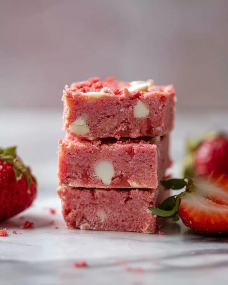 Fudgy Strawberry Brownies Recipe