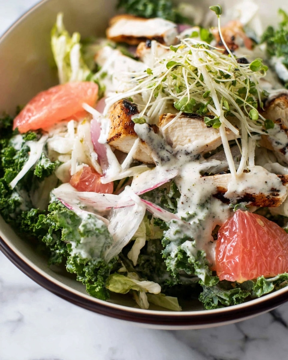 San Francisco Chicken Salad with Greek Yogurt Ranch and Citrus Recipe