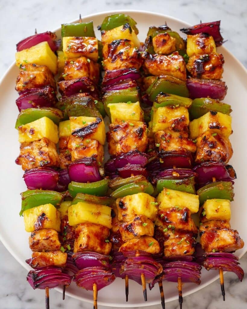 Hawaiian Chicken Kebabs Recipe