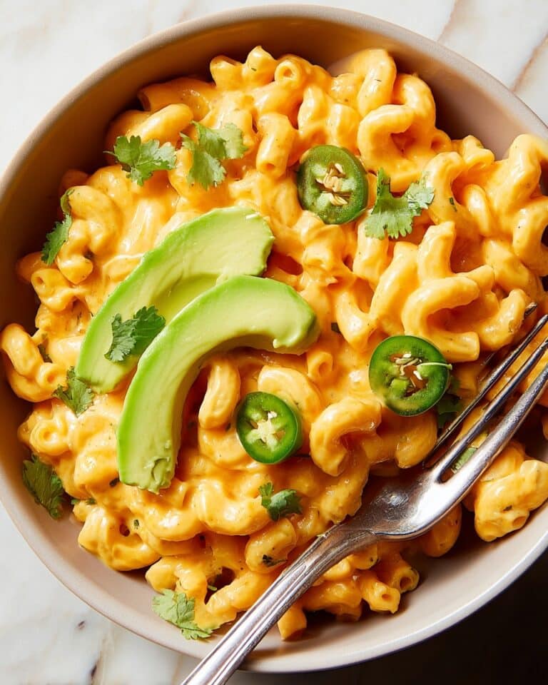 Queso Mac & Cheese with Chipotle and Avocado Recipe