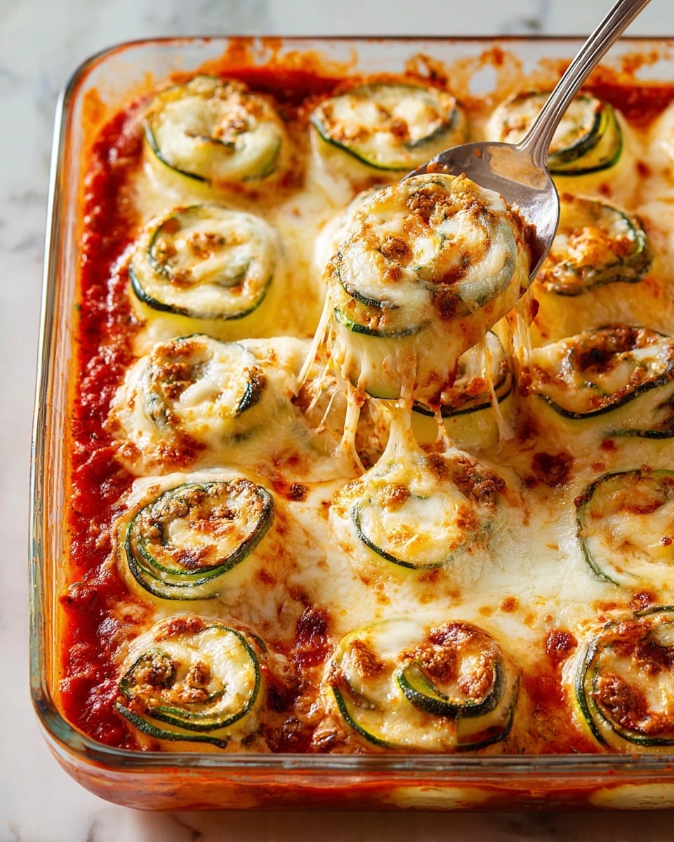 Zucchini Lasagna Roll-Ups Recipe