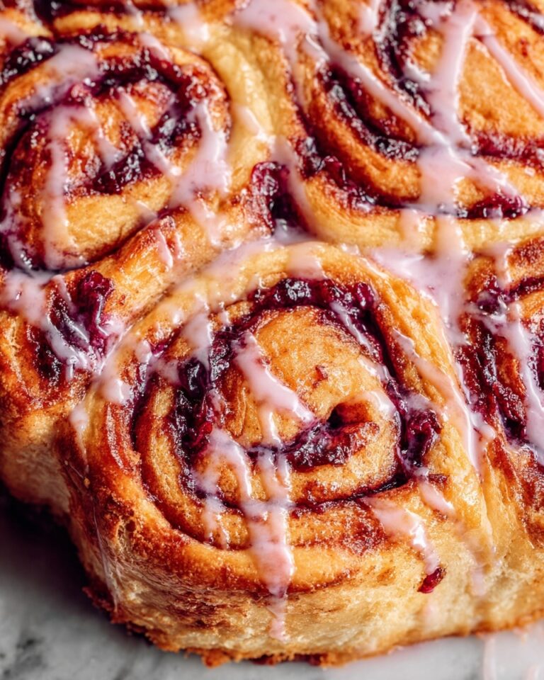 Raspberry Heart Cinnamon Rolls Recipe